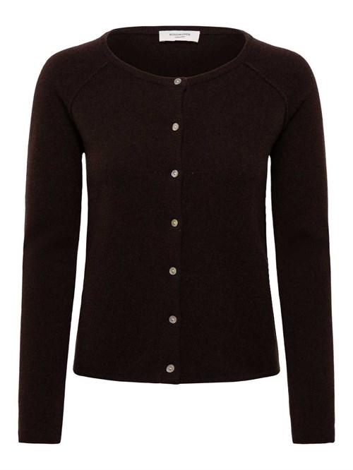 Rosemunde Laica Cashmere Cardigan, Mørkebrun